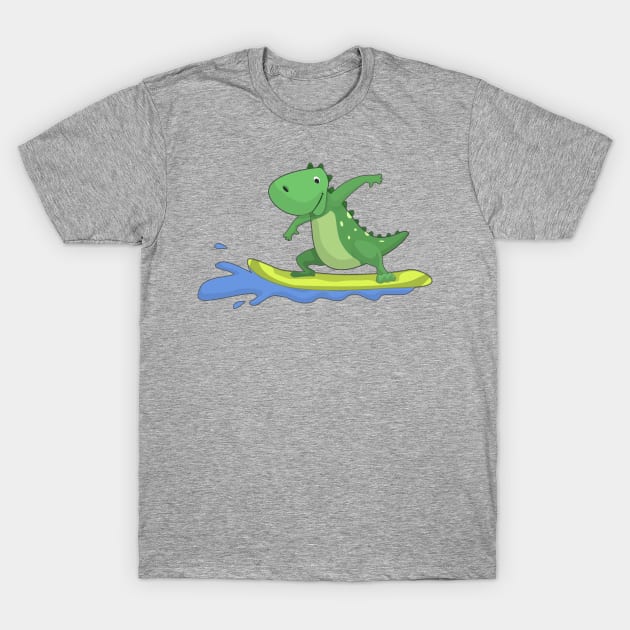 The Surfer Dino T-Shirt by FamiLane